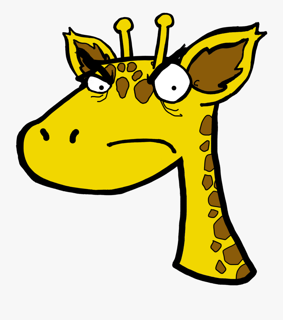 Transparent Mad Scientist Clipart - Angry Giraffe Clipart, Transparent Clipart