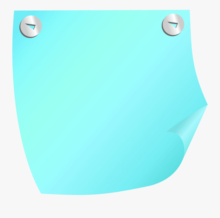 Sticky Note Blue Png Clip Art - Circle, Transparent Clipart
