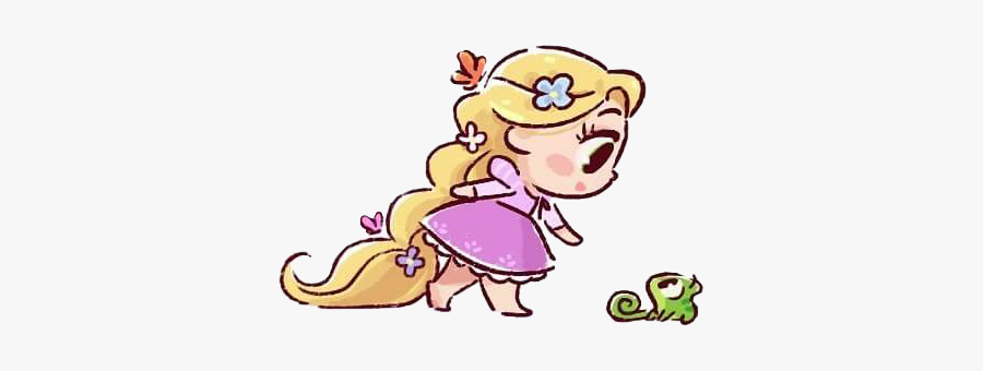 #rapunzel #sticker #disney #chameleon - David Gilson Princesas Disney, Transparent Clipart
