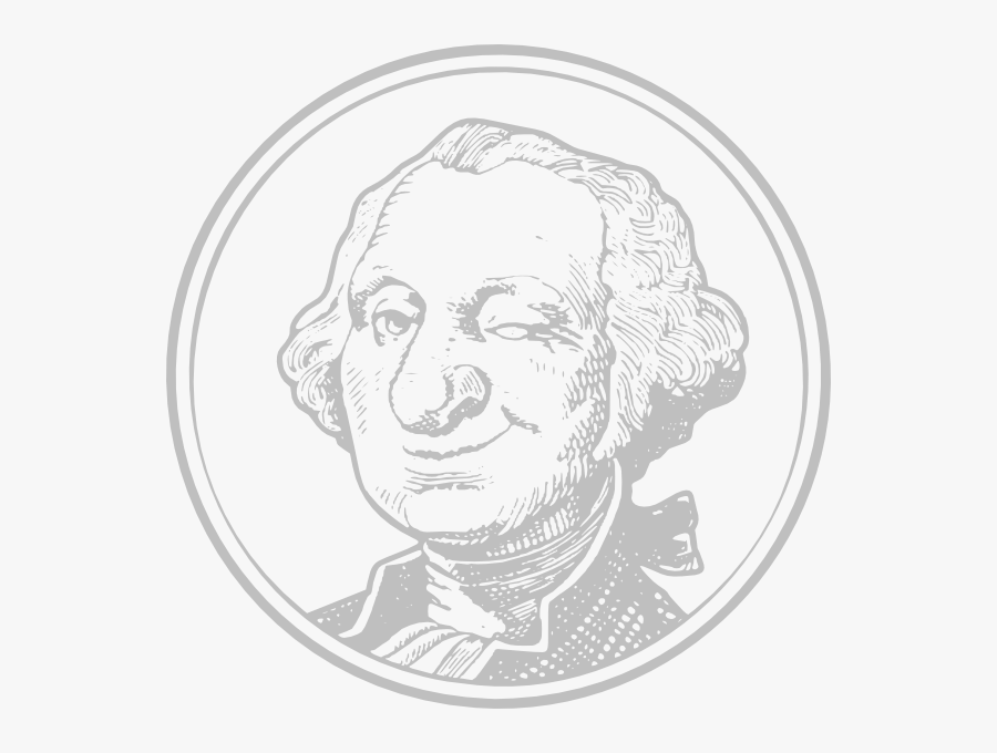 Mini George Washington Drawings, Transparent Clipart