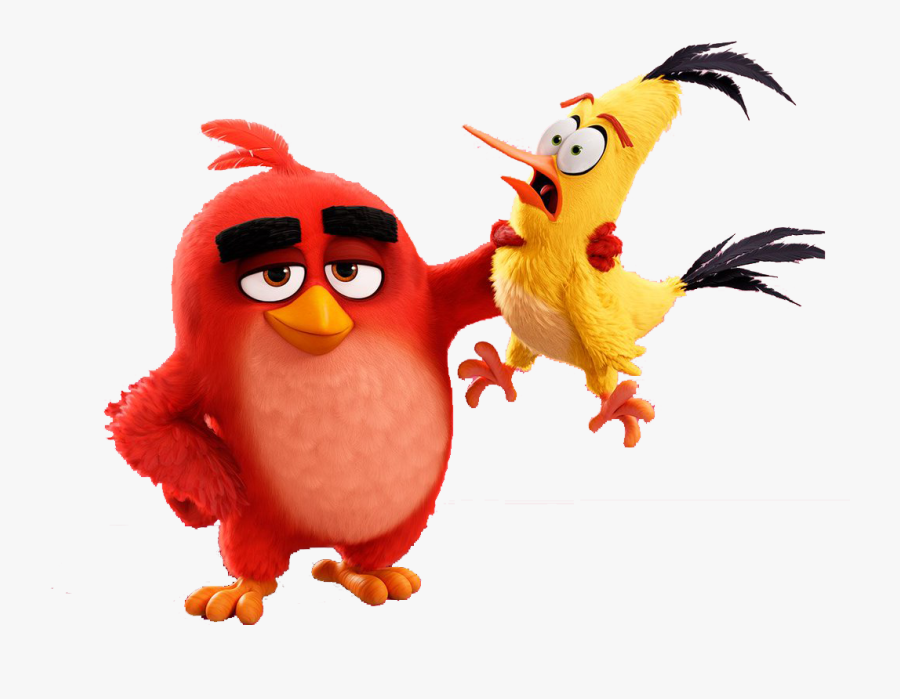 Red Angry Birds Bird - Chuck Angry Birds 2, Transparent Clipart