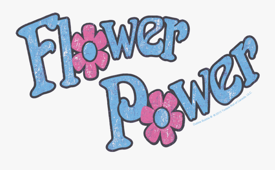 Dubble Bubble Flower Power Youth T Shirt Clipart ,, Transparent Clipart