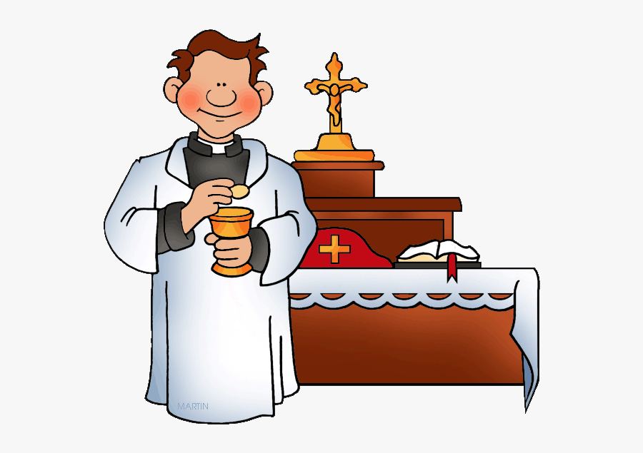 Priest Baptism Clip Art, Transparent Clipart