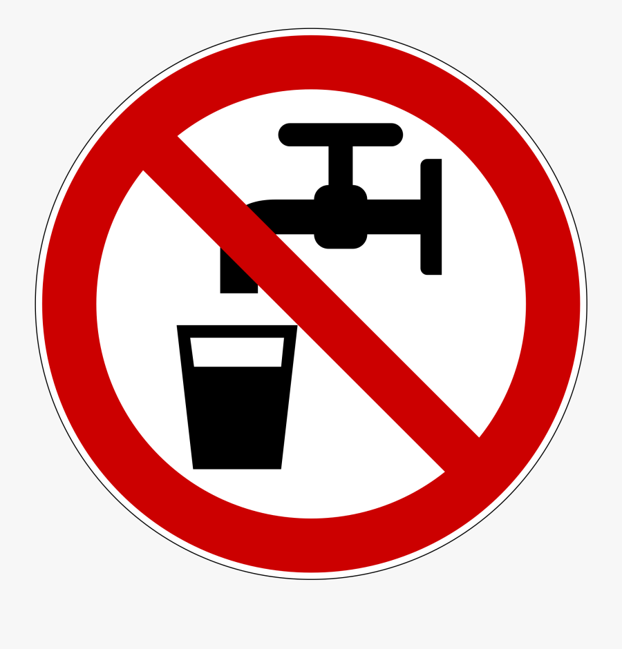 However, Even In This Scenario, Our Conventional Energy - Don T Drink Water Sign, Transparent Clipart