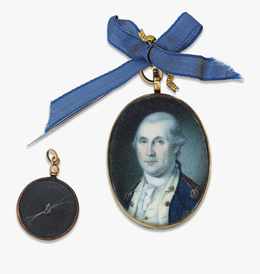 Portrait Miniature Of George Washington By Charles - Locket, Transparent Clipart
