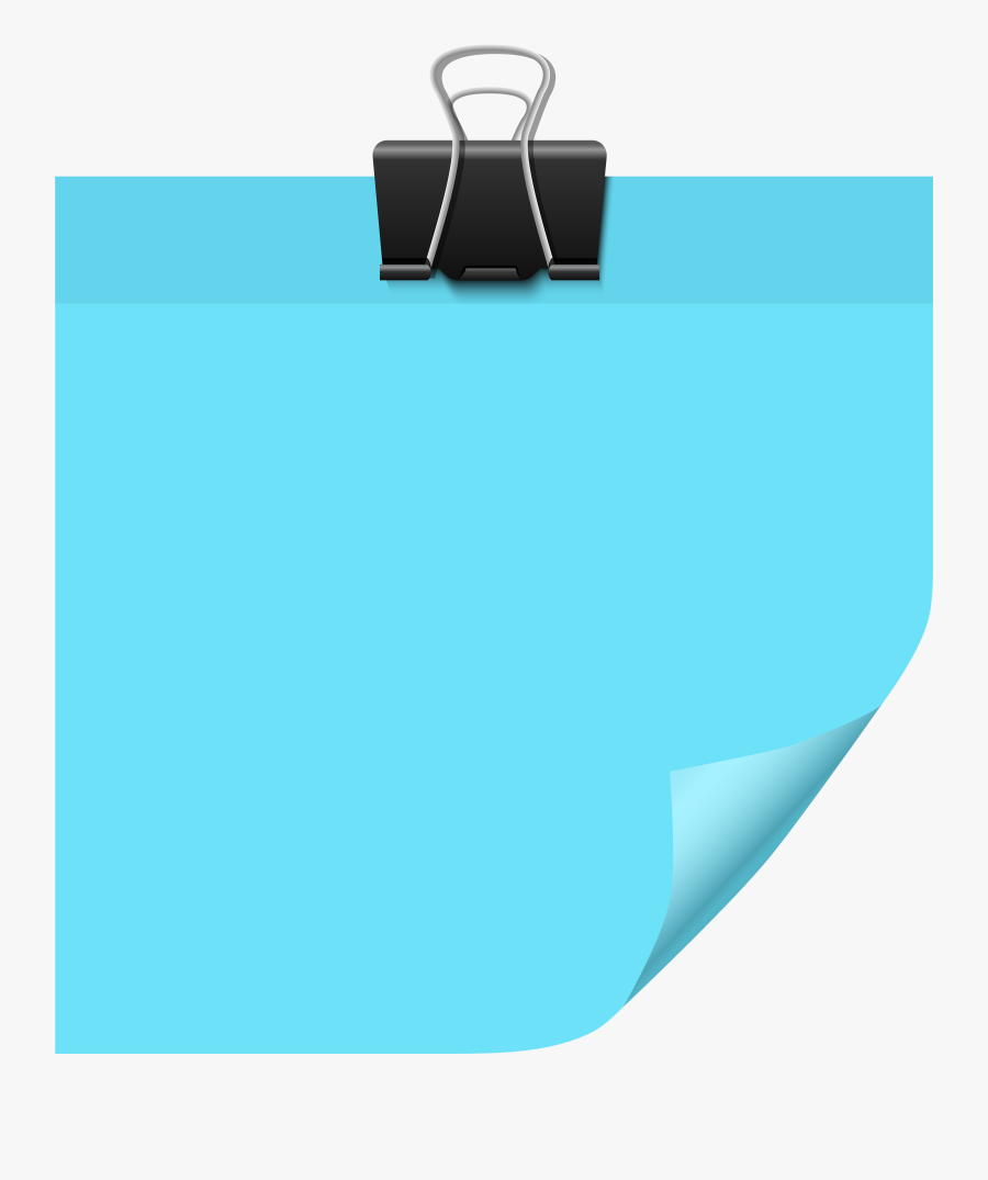 Sticky Note Blue Png Clip Art - Sticky Note Red Png, Transparent Clipart
