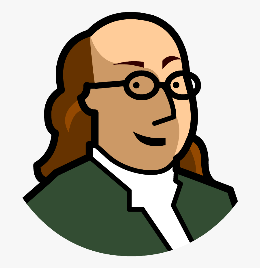 Clipart Ben Franklin Cartoon, Transparent Clipart