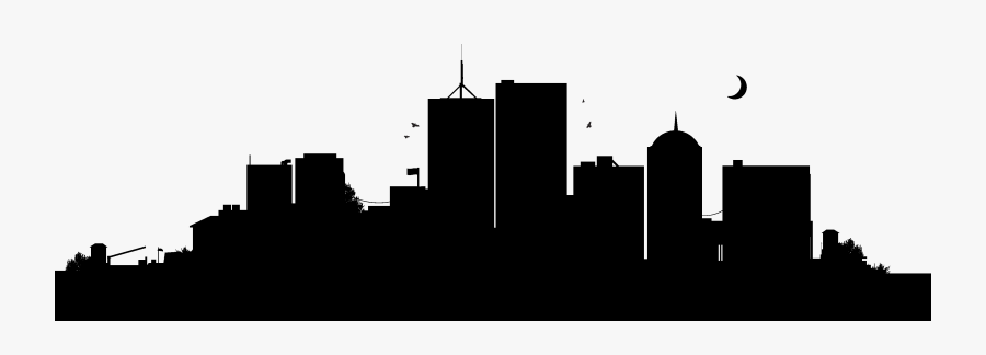 City Skyline Silhouette York Free Transparent Image - City Skyline Silhouette Png, Transparent Clipart