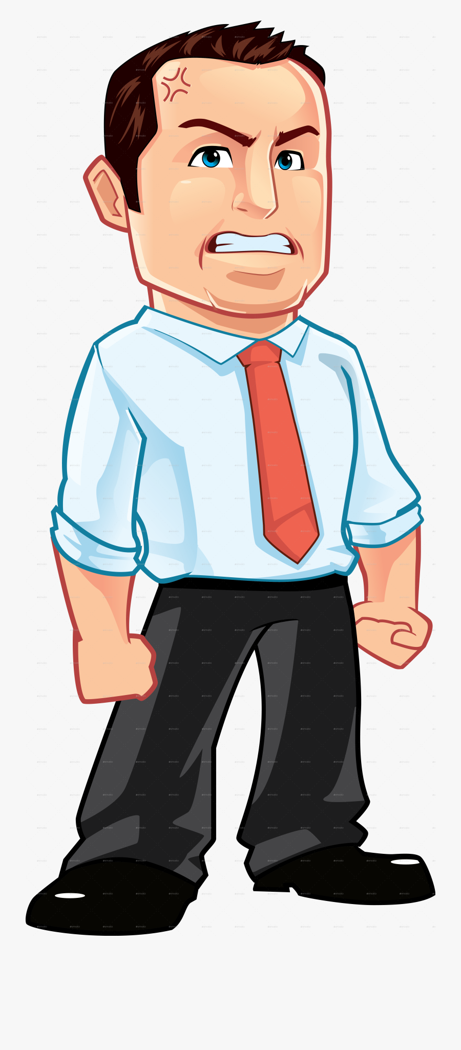 Employee Angry By Dee - Happy Employee Transparent Background, Transparent Clipart