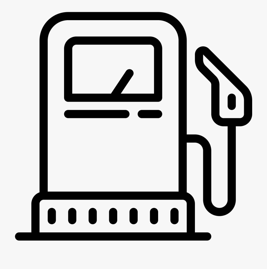 It Is A Icon For A Gas Pump - Fuel Pump Coloring Page, Transparent Clipart