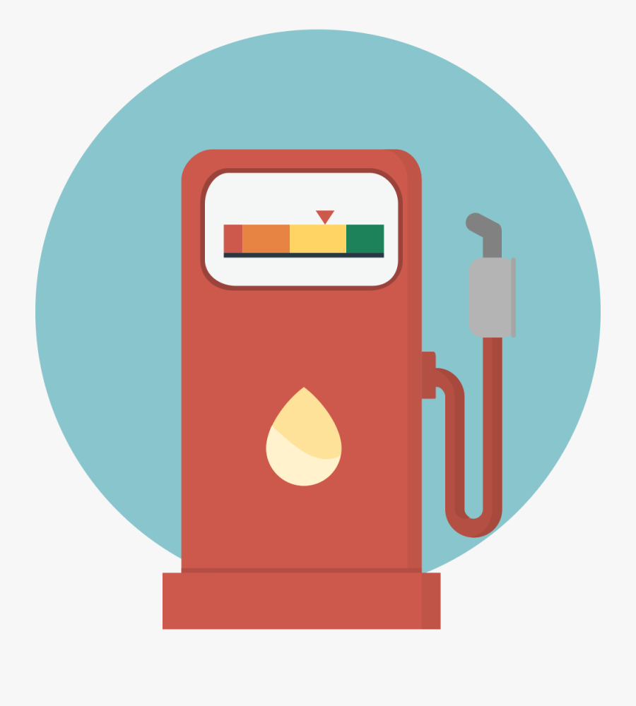 Creative Tail Objects Gas Station - Gas Station Png, Transparent Clipart