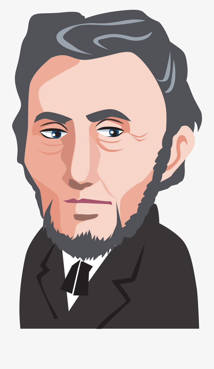 Clipart - Abe Lincoln Animation Transparent, Transparent Clipart