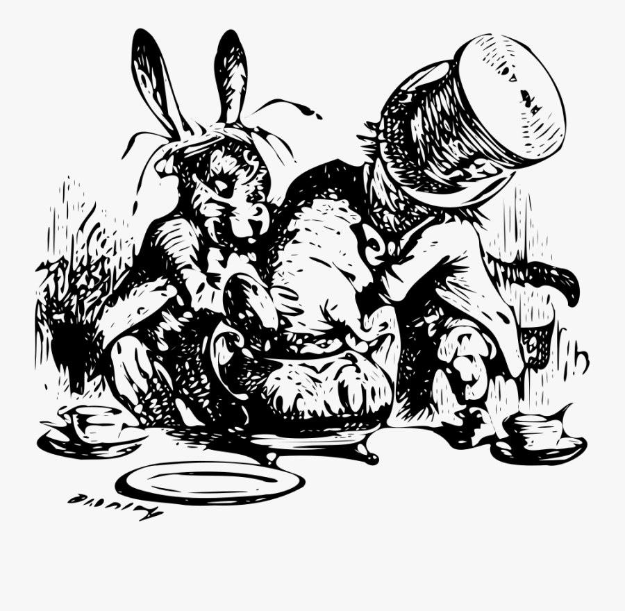 Alice In Wonderland Original Illustrations Png, Transparent Clipart