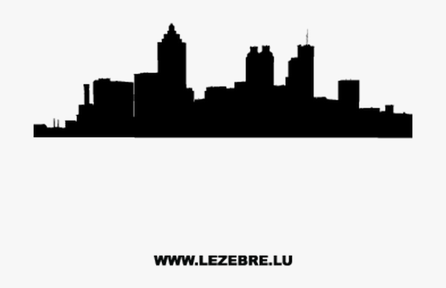 Atlanta City Silhouette Png Clipart , Png Download - Atlanta Skyline Png, Transparent Clipart