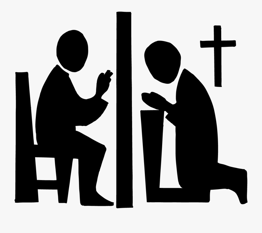 Transparent Priest Clipart - Sacrament Of Reconciliation Clip Art, Transparent Clipart