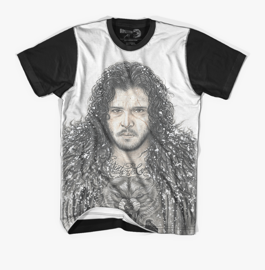 Jon Snow Inked - Bill The Butcher T Shirt, Transparent Clipart