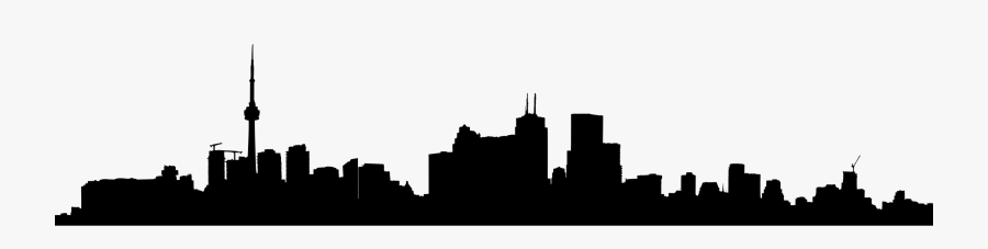 Toronto Skyline Television Silhouette Clip Art - Toronto, Transparent Clipart
