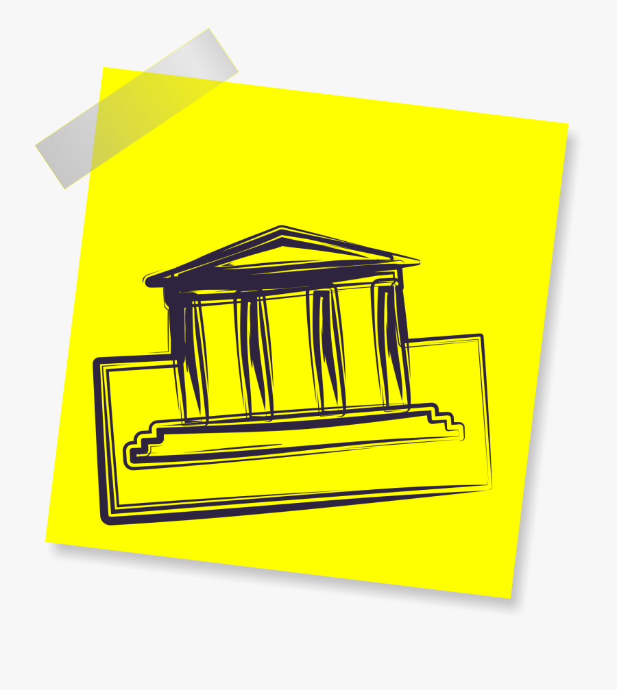 Bank, Transparent Clipart