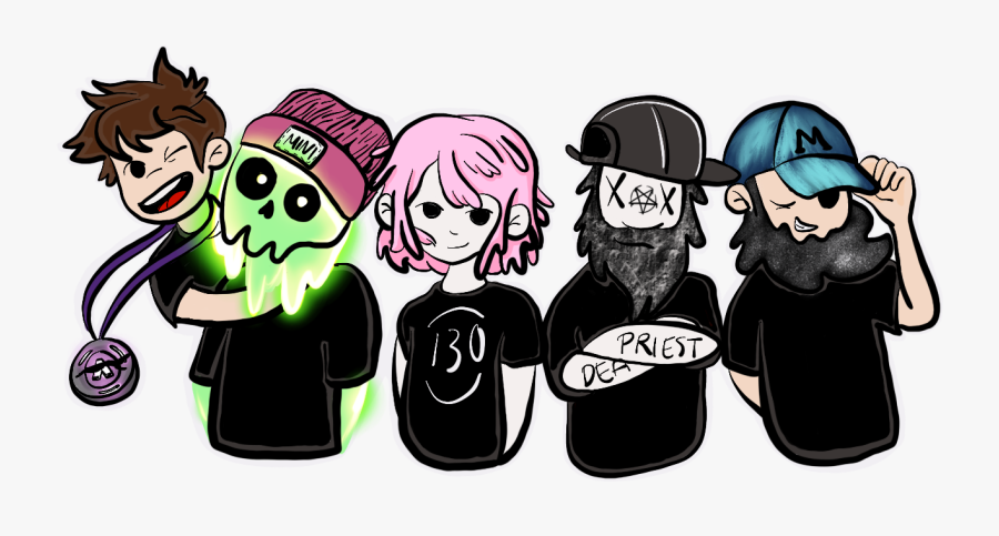 Angusfama Minialby Thirteeenoh L Dead Priest L L Munted - Cartoon, Transparent Clipart