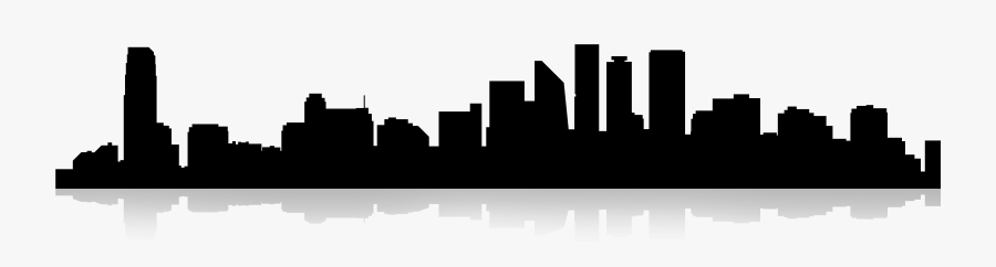 Skylines Silhouette Clip Art - City Skyline Silhouette Png, Transparent Clipart