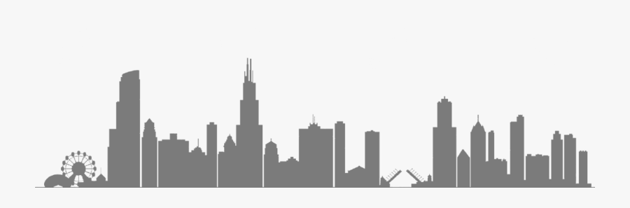 Chicago Skyline Buildings - Transparent Chicago Skyline Outline, Transparent Clipart