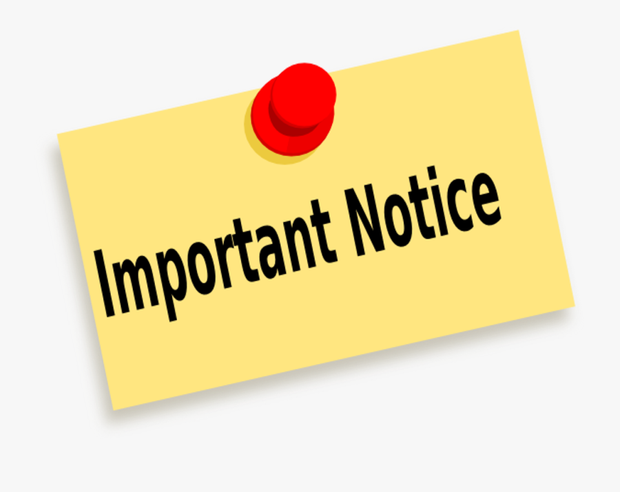 28 Collection Of Important Note Clipart - Important Notice, Transparent Clipart