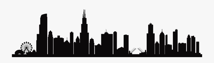 Transparent Skyline Png - Transparent Chicago Skyline Outline, Transparent Clipart