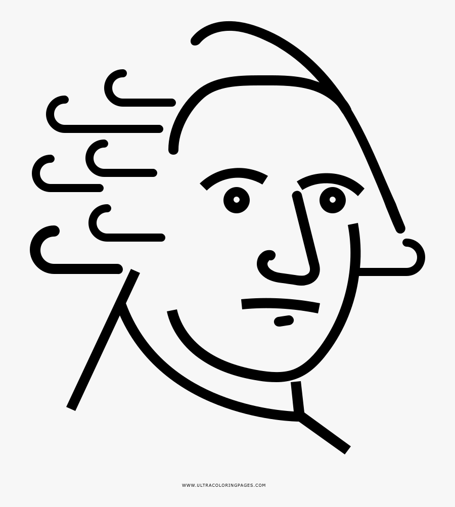 George Washington Coloring Page - Coloring Book, Transparent Clipart