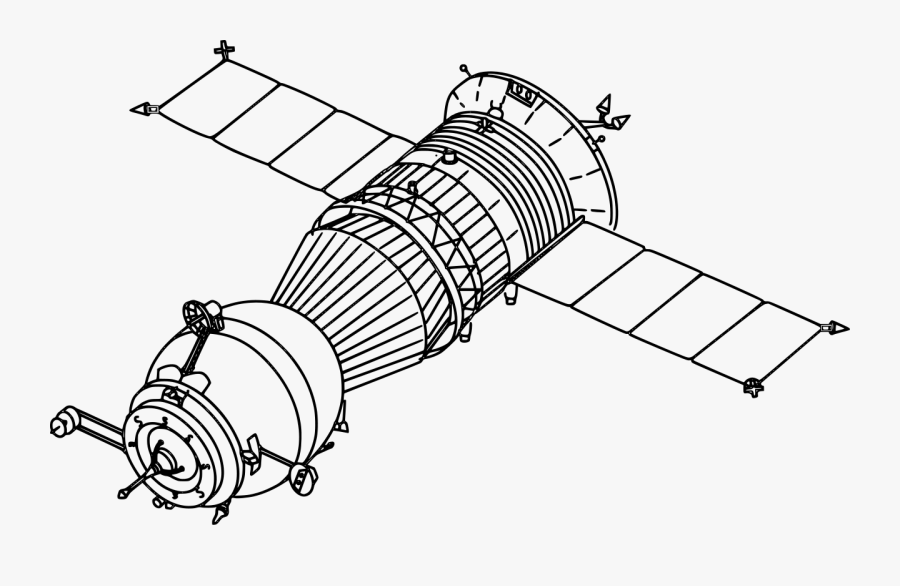 Transparent Spaceship Clipart - Satellite Clip Art, Transparent Clipart