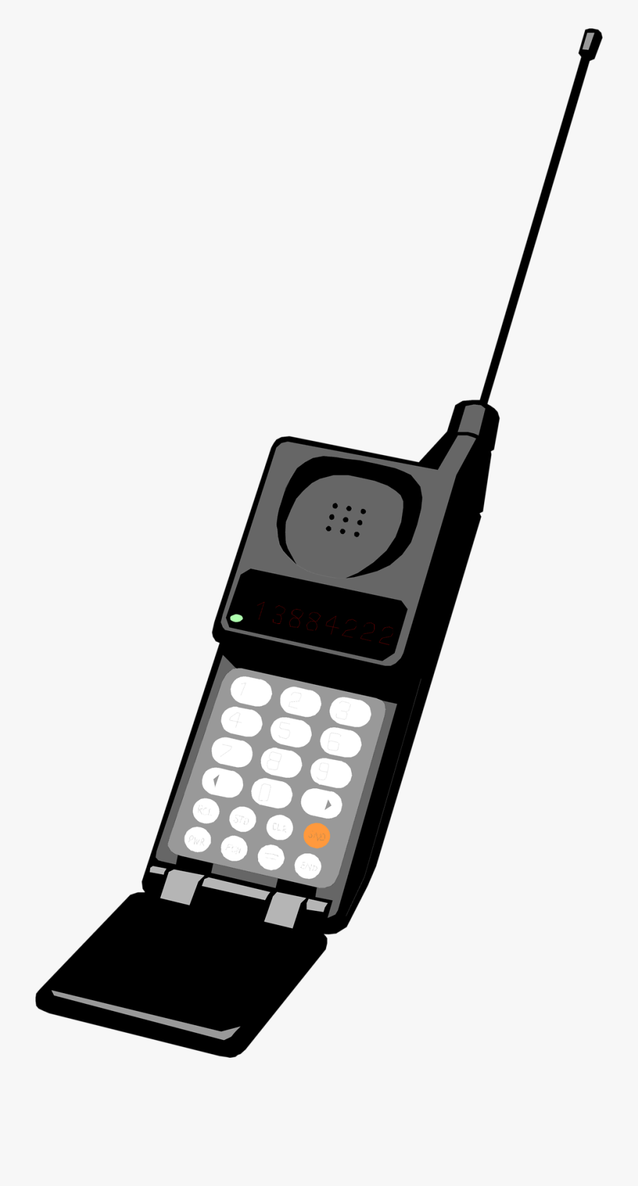 Phone Cell Free Stock Photo Illustration Of Satellite - Cell Phone, Transparent Clipart