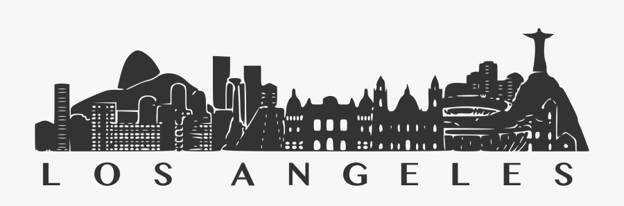 Los Angeles Big Image Los Angeles Skyline Svg Free Transparent Clipart Clipartkey