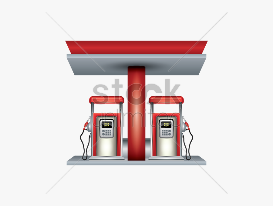 Gasoline Station Clipart, Transparent Clipart