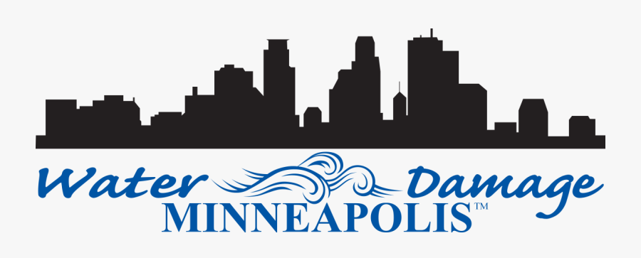 Mn Building Contractor License Bc631163 - Minneapolis Skyline Silhouette, Transparent Clipart