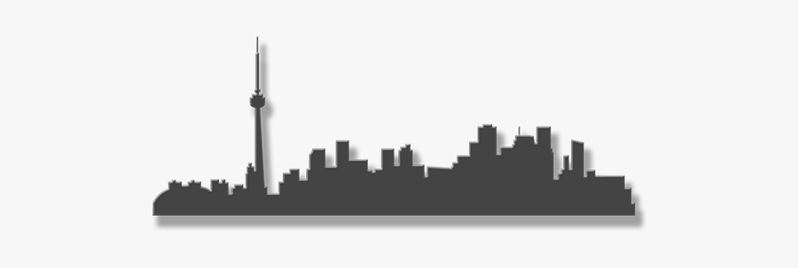 Svg Royalty Free Library Skyline Clipart Cn Tower - Toronto Skyline Silhouette, Transparent Clipart