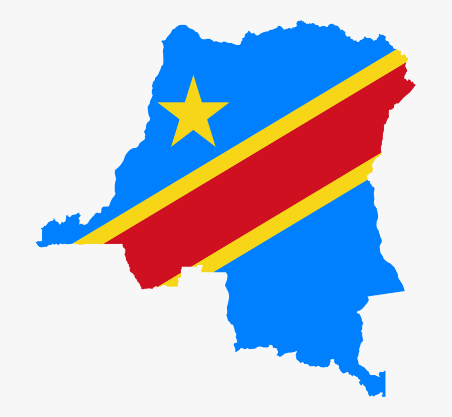 Satellite Clipart Vsat - Democratic Republic Of The Congo Flag Map, Transparent Clipart