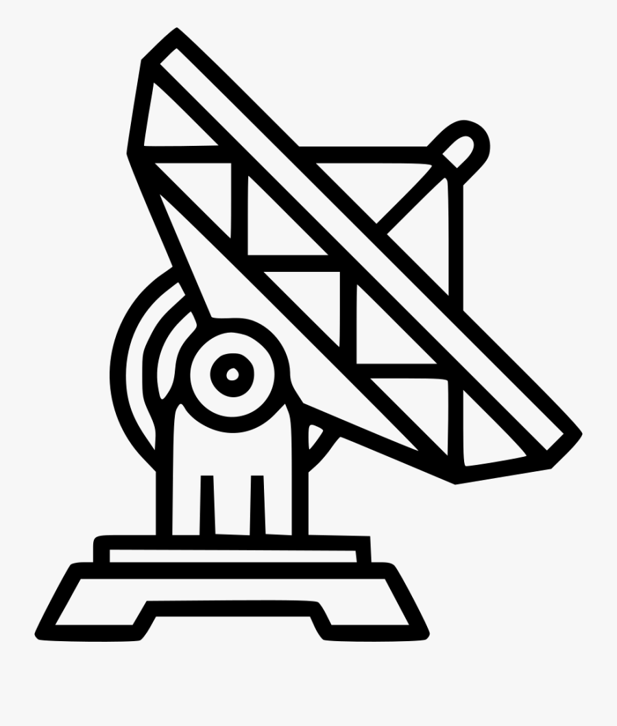 Transparent Satellite Dish Clipart - Satellites Coloring Page, Transparent Clipart