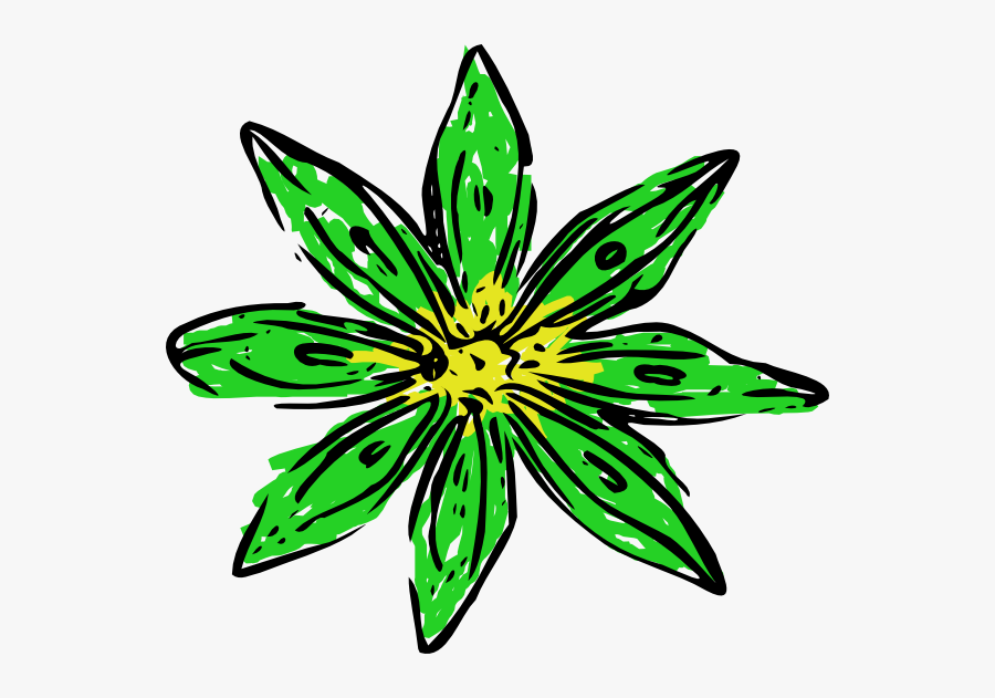 Transparent Flower Outline Png, Transparent Clipart