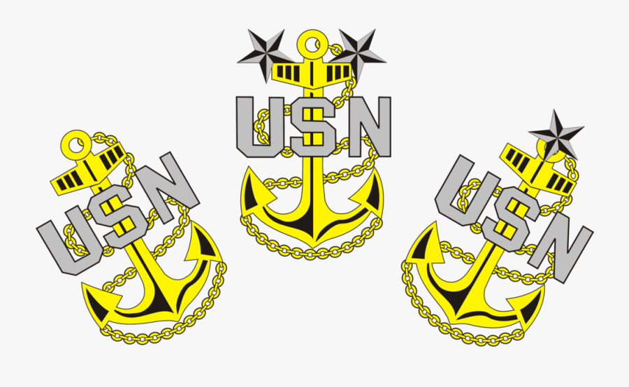 Navy Chief Anchors Clipart 1 - Chief Senior Chief Master Chief, Transparent Clipart