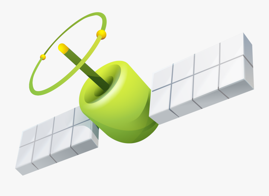 Earth Satellite Model Natural Cartoon Free Hd Image - ดาวเทียม การ์ตูน, Transparent Clipart