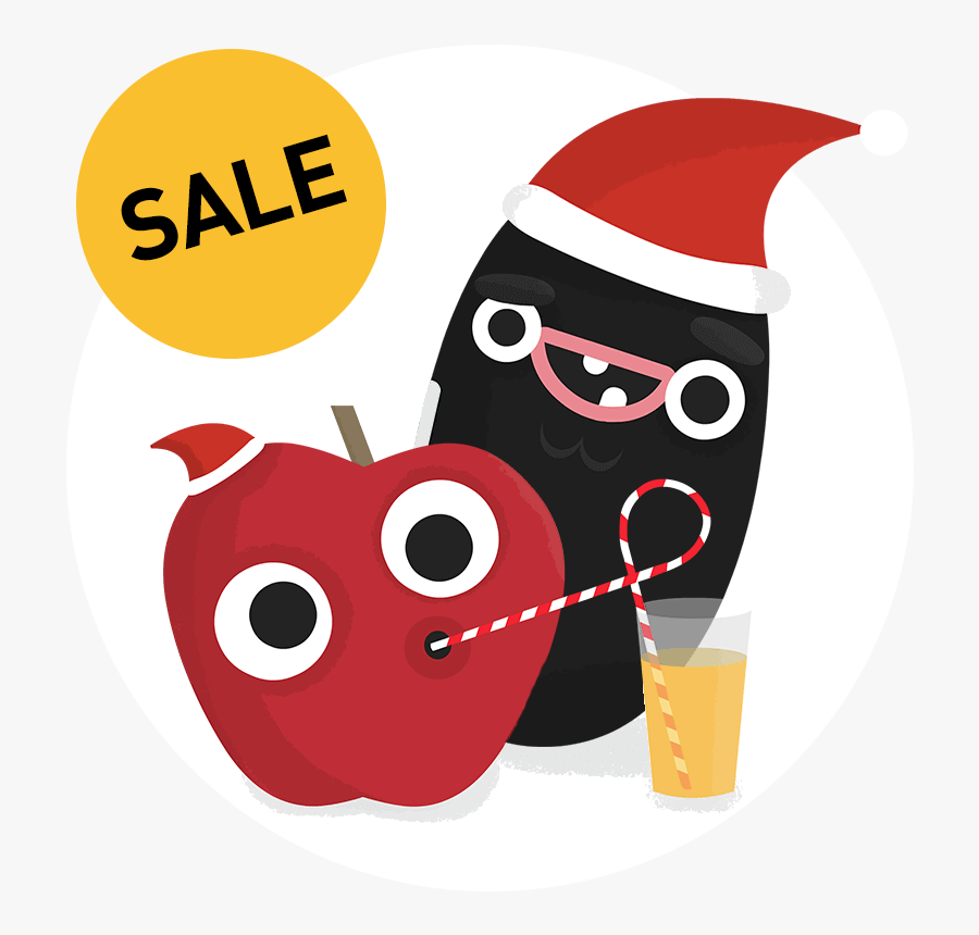 Black Bean Friday And Cider Monday Sale - Cartoon, Transparent Clipart