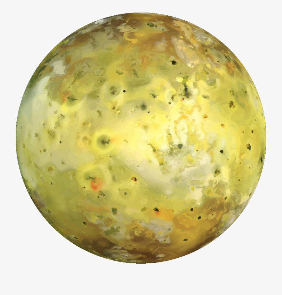 Transparent Clipart Of Moons - Io Moon Transparent Background, Transparent Clipart