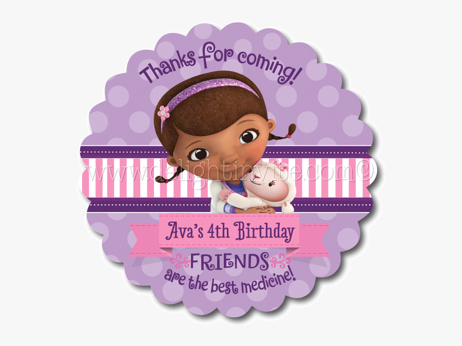 Transparent Doc Mcstuffins Bandaid Png - Doc Mcstuffins 3rd Birthday Transparent, Transparent Clipart