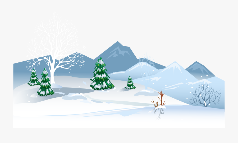 Winter Ground With Snow Png Clipart Image - Snow Scene Transparent Background, Transparent Clipart