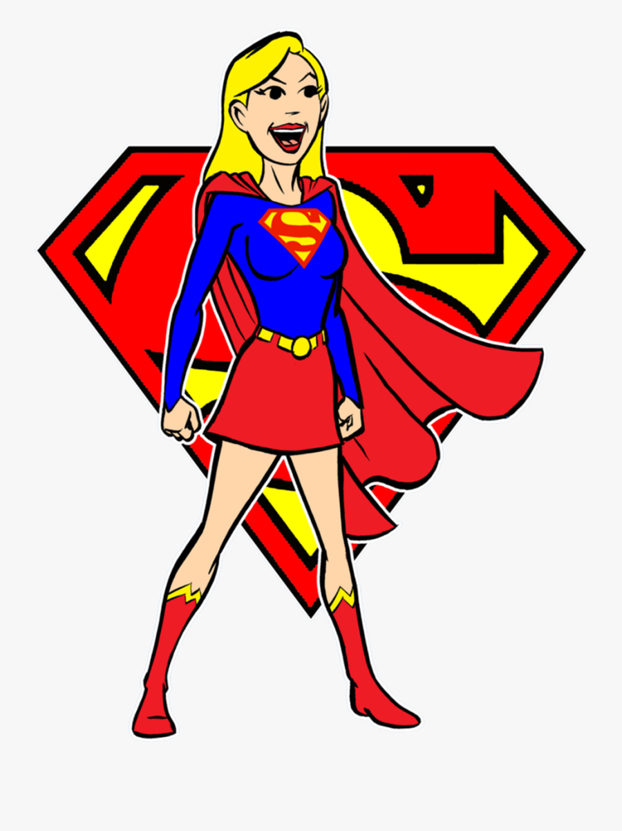 #3017 Supergirl Clip Art , He, Transparent Clipart