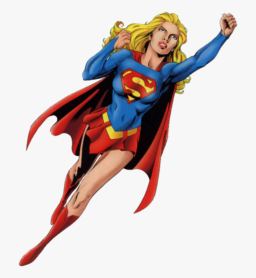 Super Girl Clipart Superboy - Comic Supergirl, Transparent Clipart