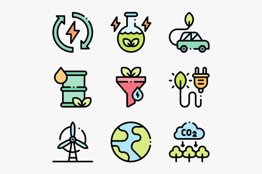 Renewable Energy - Icon Renewable Energy Vector, Transparent Clipart