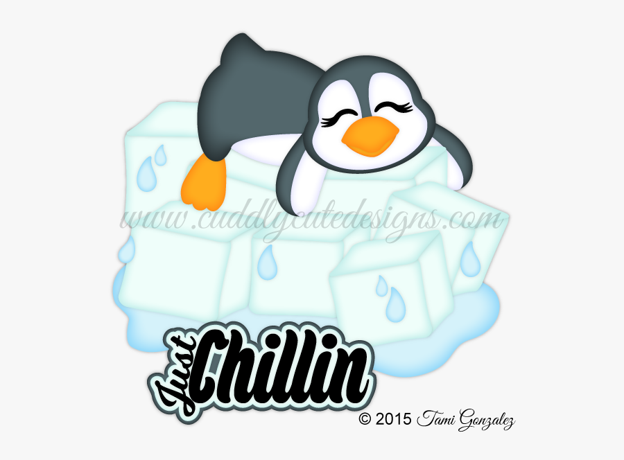 Just Chillin Winter Snow, Winter Christmas, Layout - Adã©lie Penguin, Transparent Clipart