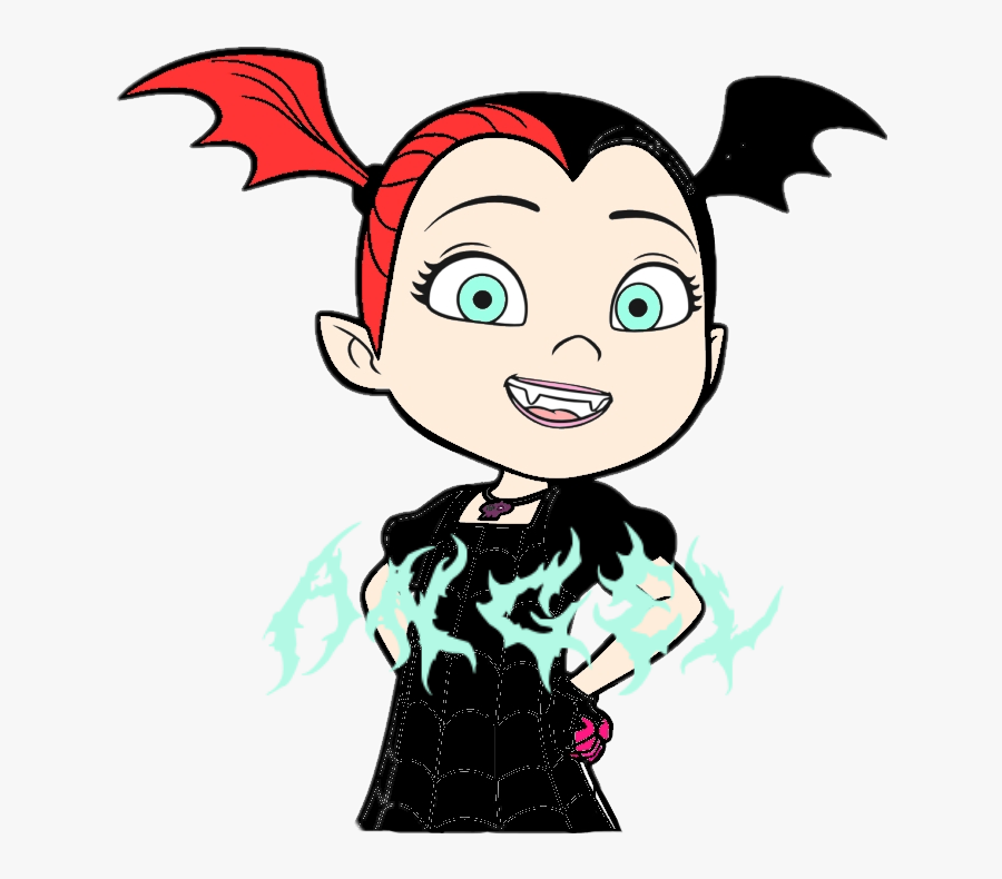 Vampire Vampirina Littlevampire Greeneyes Myedit Half - Vampirina Punto De Cruz, Transparent Clipart