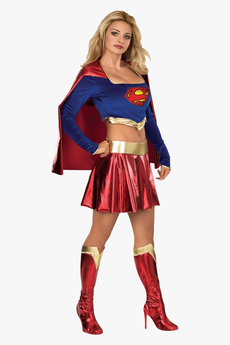 53332 - Sexy Supergirl, Transparent Clipart