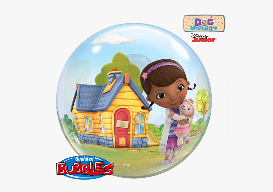 1 X - Doc Mcstuffins Balloon Centerpieces, Transparent Clipart